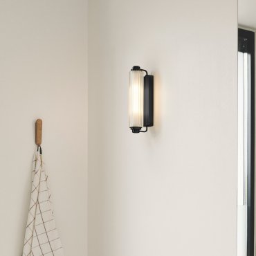 Nordlux Nimal - Wandleuchte - 7,8 x 12,5 x 35 cm - IP44 - schwarz