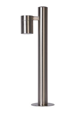 Lucide Arne 1 - Gartenleuchte - 50 cm - 5W LED inkl. - IP44 - satiniertes Chrom