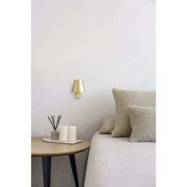 Faro Le Petit - Wandleuchte - 11 x 9 x 14 cm - 4W LED inkl. - satiniert gold