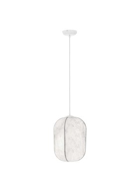 Nova Luce Pierida - Hängelampe - Ø 30 x 210 cm - Sand weiß