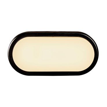 Nordlux Cuba Outdoor Energy Oval - Wand- und Deckenleuchte - 20,5 x 10 x 4,3 cm - 6,5W LED inkl. - IP54 - schwarz