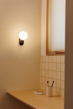 Faro Mabe - Wandleuchte - Ø 12 x 19 cm - 6W dimmbare LED inkl - mattschwarz und weiß