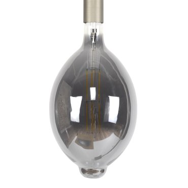Vico LED-Glühlampe dimmbar - Ø 18 x 33 cm - E27 - 8W - 2700K - rauchgrau