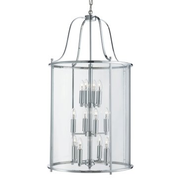 Searchlight Victorian Lanterns - Kronleuchter - Ø 54 x 160 cm - Chrom