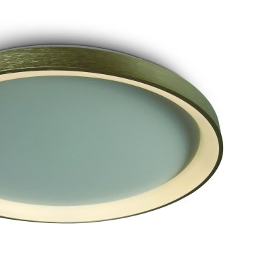 ONE Light LED Dekorativ - Deckenleuchte - Ø 58 x 5,7 cm - 48W LED inkl. - gebürstetes Gold