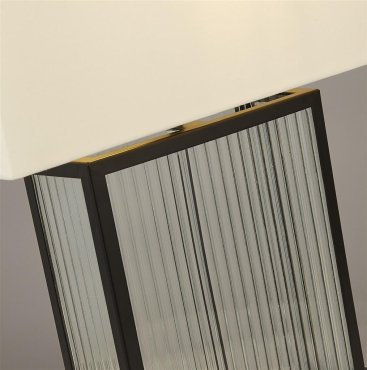 Searchlight Clarendon - Tischleuchte - 40 x 53 cm - schwarz und weiß