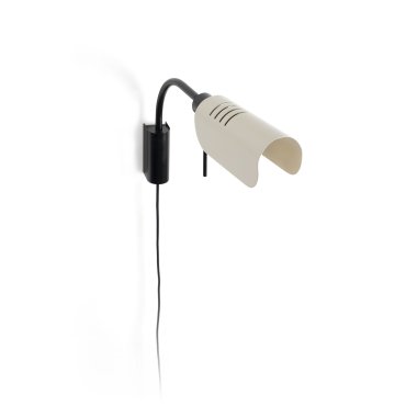 Faro Martinica S - Wandleuchte mit Schalter - 47,2 x 8 cm - schwarz und beige