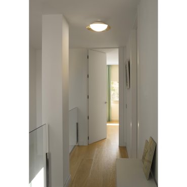 Faro Side - Wand-/Deckenleuchte - Ø 39 x 11 cm - 15W LED inkl. - schwarz und gold