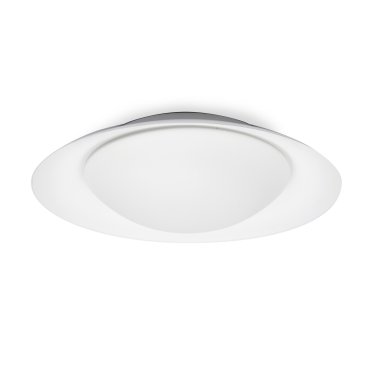 Faro Side - Wand-/Deckenleuchte - Ø 39 x 11 cm - 15W LED inkl. - matt weiß