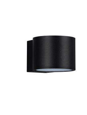 Nova Luce Beta - Außenwandleuchte - Ø 9 x 6,8 x 11 cm - 13W LED inkl. - IP54 - Sand schwarz