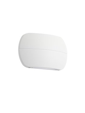 Nova Luce Prato - Außenwandleuchte - 18,4 x 11 x 3,6 cm - 10W LED inkl. - IP65 - Sand Weiß