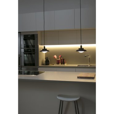 Faro Side - Hängeleuchte - Ø 20 cm - schwarz und kupfer