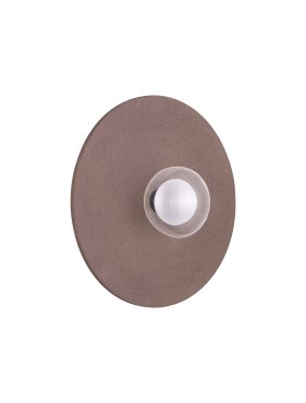 Nova Luce Vrahos - wandleuchte - Ø 45 x 20,5 cm - rot terrazzo