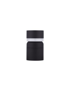 Nova Luce Airy - Gartenpfosten - Ø 14,5 x 25 cm - 8W LED inkl. - IP565 - Sand schwarz