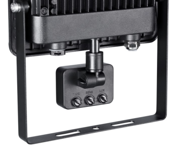 Sylvania Start Flood Flat - Strahler mit Infrarotsensor - 19 x 23,5 x 5,8 cm - 46W - IP54 - 4000K - schwarz