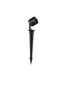 Nova Luce Sento - Spot auf Pfahl - Ø 3,5 x 5 cm - 3W LED inkl. - IP65 - dunkel anthrazit