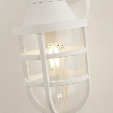 Searchlight Seaside - Außenwandleuchte - 11 x 21 cm - IP44 - weiß