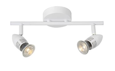 Lucide Caro - Aufbaustrahler - 32 x 9 x 13 cm - 2 x 5W LED inkl - weiß