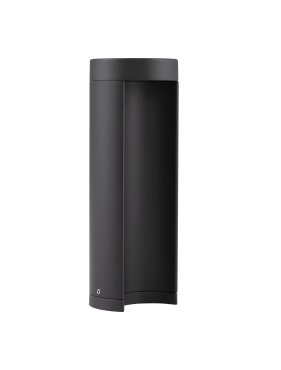 Nova Luce Tien - Gartenleuchte - 9 x 25 cm - 9W LED inkl. - IP54 - dunkel anthrazit