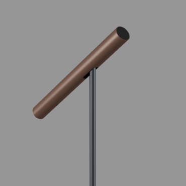 Artdelight Kansas - stehlampe - 20 x 25 x 140 cm - 6W dimmbares LED inkl. - schwarz und bronze