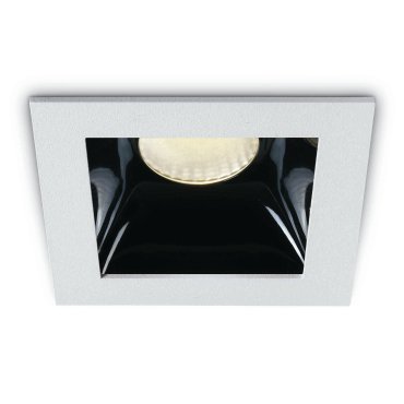 ONE Light Shop Square Boxen - Einbaustrahler - 62 x 62 mm, 57 x 57 mm Einbaumaß - inkl. 6,5W dimmbare LED - weiß