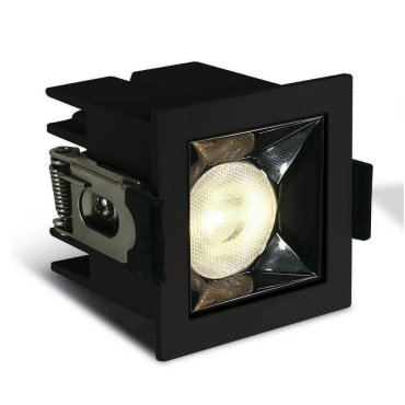 ONE Light Mirror Square Boxes - Einbaustrahler - 54 x 54 mm, 50 x 45 mm Einbaumaß - inkl. 6W LED - schwarz