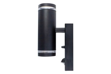 Integral LED Malaga – außenwandleuchte mit bewegungsmelder – 6,8 × 11,6 × 21,6 cm – IP54 – schwarz