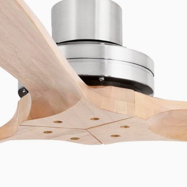 Faro Lantau XL - Deckenventilator - Ø 168 cm - Nickel matt und Kiefer