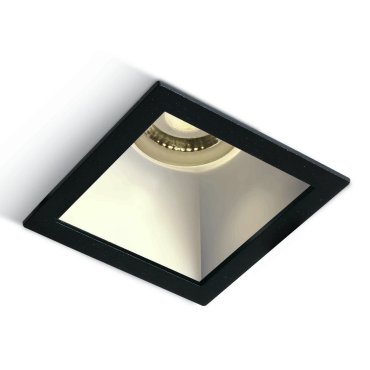 ONE Light Chill Out - Einbaustrahler - 84 x 84 mm, 76 x 76 mm Einbaumaß - schwarz und weiß