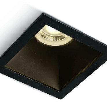 ONE Light Chill Out - Einbaustrahler - 84 x 84 mm, 76 x 76 mm Einbaumaß - schwarz