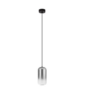 Nova Luce Aelia - Hängelampe - Ø 10 x 150 cm - 3W LED inkl. - matt schwarz und rauchgrau