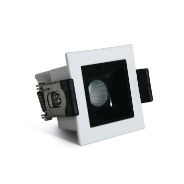 ONE Light Shop Square Boxes - Einbaustrahler - 45 x 45 mm, 36 x 36 mm Einbaumaß - 2W dimmbare LED inkl. - weiß