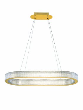 Nova Luce Kinara - Hängelampe -  90 x 130 x 37 cm - 70W dimmbar LED inkl. - gold