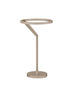Nova Luce Tilia - Tischleuchte - Ø 22 x 38 cm - 16W dimmbar LED inkl. - Mokka Kaffee