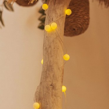 Neuer Garten Griselda - Lichterkette mit Solarenergie - 12 Meter Kette, davon 2 Meter Kabel - 100 LED-Lampen inkl. - IP44 - Opal