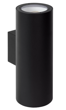 Lucide Volantis - Außenwandleuchte - 10,8 x 14,6 x 30 cm - IP54 - schwarz