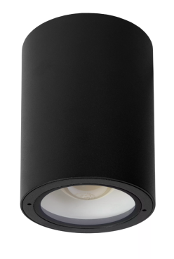 Lucide Volantis - Aufbaustrahler - Ø 10,8 x 15,5 cm - IP54 - schwarz