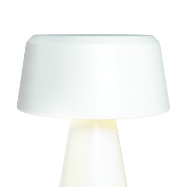 ONE Light Portable Trendy Light - wiederaufladbare Tischleuchte - Ø 15 x 22 cm - 3W dimmbare LED inkl - IP65 - weiß