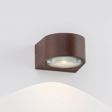 Nova Luce Opera - Außenwandleuchte - 11 x 6,8 x 10 cm -  6W LED inkl. - IP54 - corten