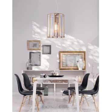 Nova Luce Celso - Hängeleuchte - Ø 28 x 120 cm - Metall antik