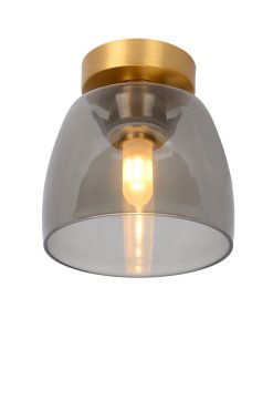 Lucide Tyler - Deckenleuchte - Ø 16,1 x 16,8 cm - fumé gold