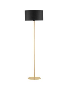 Nova Luce Sibnia - Stehleuchte - Ø 45 x 164,8 cm - Messing Gold und schwarz