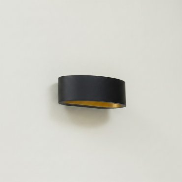 Artdelight Sharp - Wandleuchte - 19 x 10 x 7 cm - 7.2W dimmbare LED inkl - IP65 - schwarz und matt gold