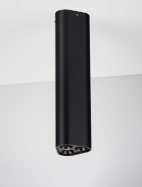 Nova Luce Etho - Deckenleuchte - 5 x 20 x 5 cm - 6W LED inkl. - Sand schwarz