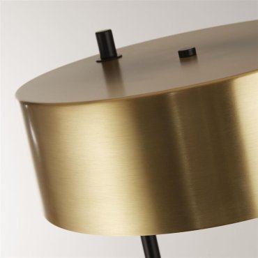Searchlight Knox - Stehleuchte - Ø 30 x 149 cm - schwarz und gold