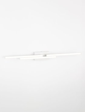 Nova Luce Chart - wandleuchte - 9 x 10 x 96,5 cm - 31W LED inkl. - IP44 - sand weiß