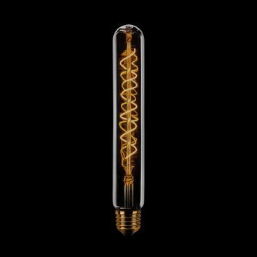 ETH Tube Spiral LED Filament - Ø 3 x 18,5 cm - E27 - 3 Stufen dimmbar - 7W - 2200K - geräuchert