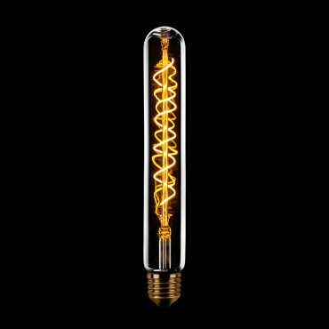 ETH Tube Spiral LED Filament - 18,5 cm - E27 - 3 Stufen dimmbar - 7W - 2200K - transparent