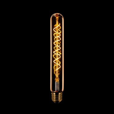 ETH Tube Spiral LED Filament - 18,5 cm - E27 - 8W - 2200K - gold