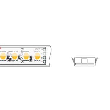 Klus LED-Streifen - 1cm breit, 500cm lang - 24Vdc - 12W LED pro Meter - 120 LEDs pro Meter - IP65 - RGB